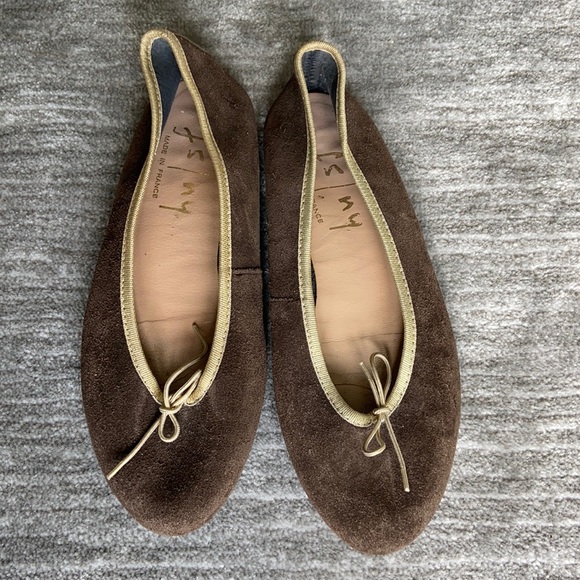 French Sole Shoes - Vintage French Ballet Flats